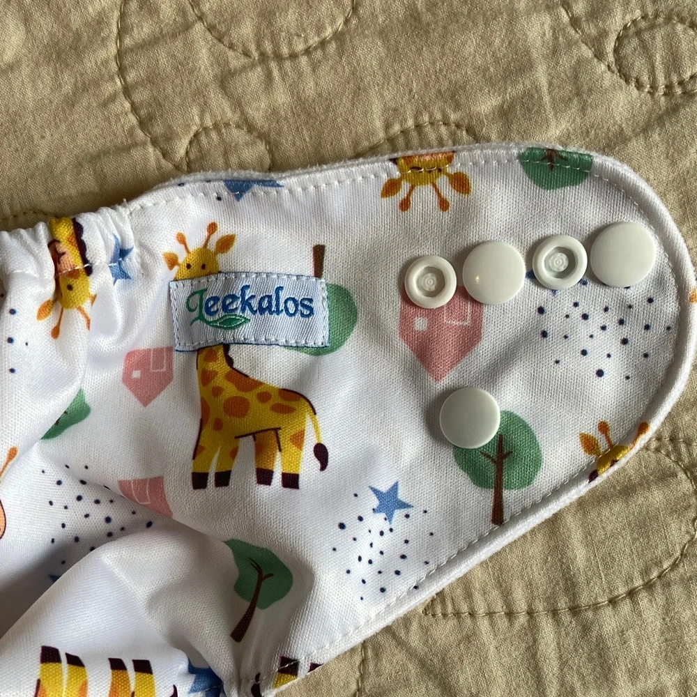 Leekalos Giraffe Print Kids Reusable Diaper